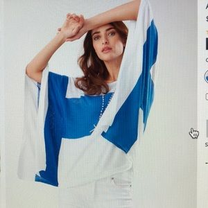 Tommy Bahama blue and white NWT sweater